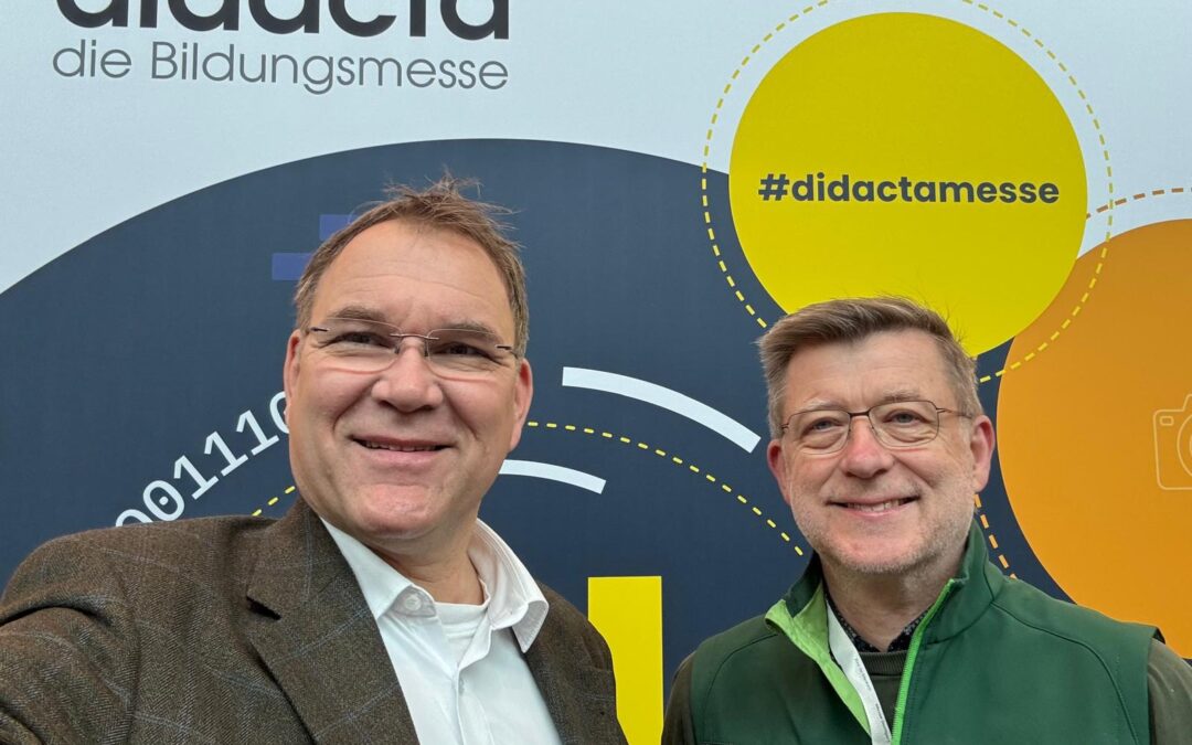 Henrich Berkhoff von der Green Care Farm auf der Didacta 2025 in Stuttgart